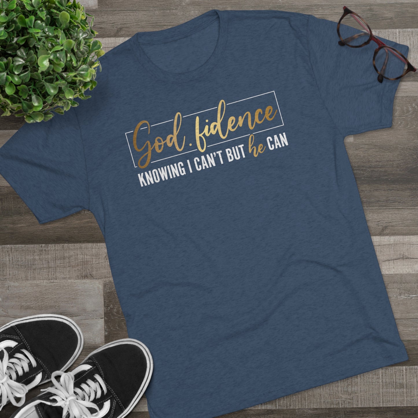 GodFidence Tri-Blend Crew Tee