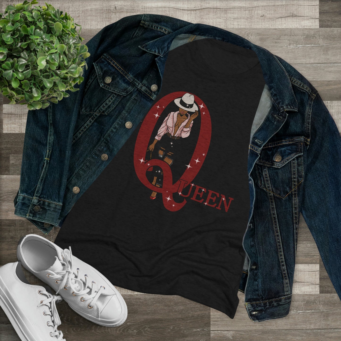 Queen Triblend Tee
