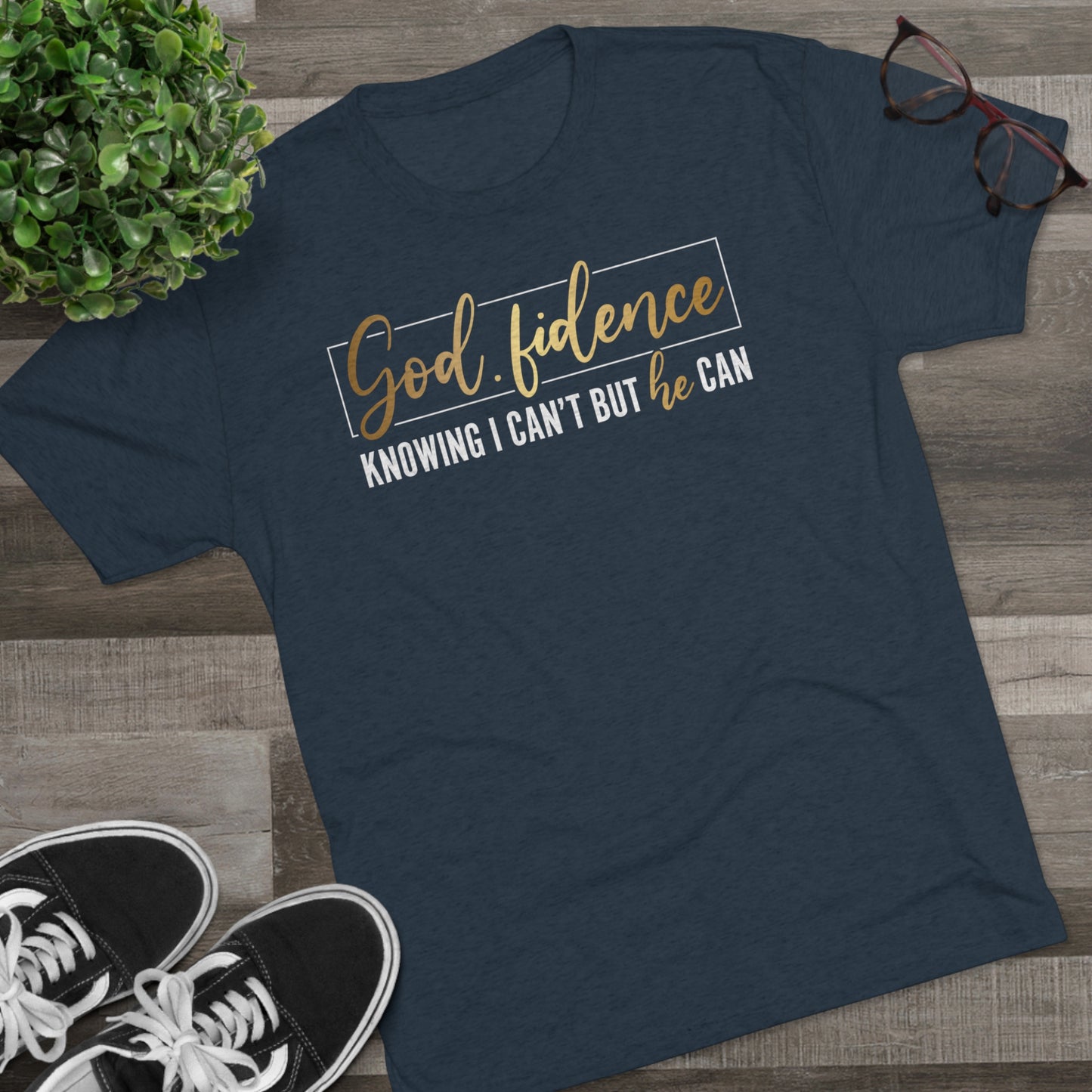 GodFidence Tri-Blend Crew Tee