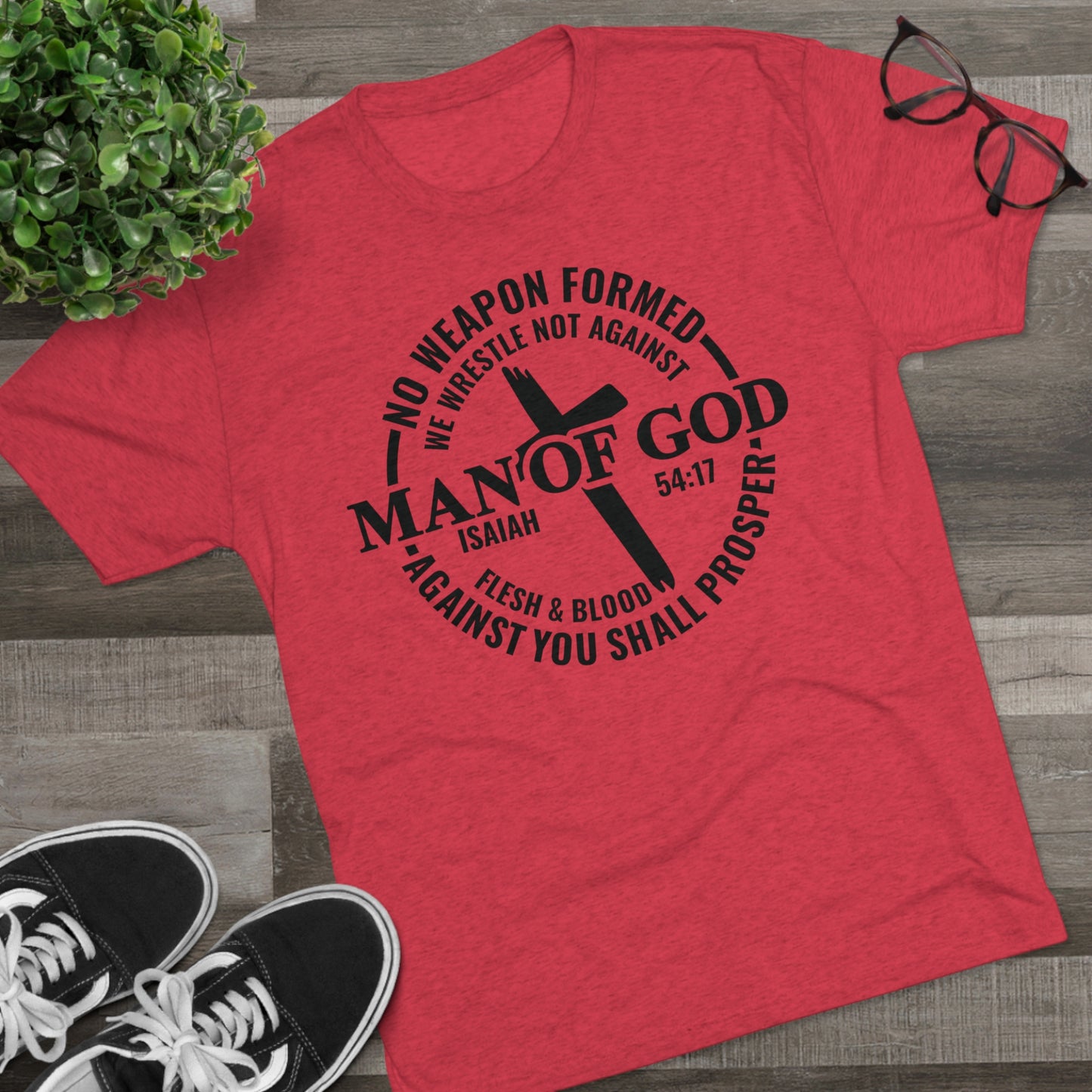 No Weapon - Tri-Blend Crew Tee