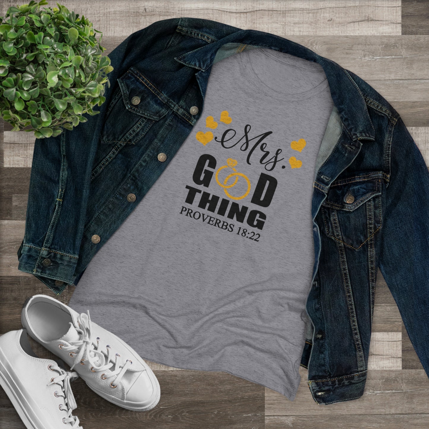 Proverbs 18:22 - Tri-blend Tee