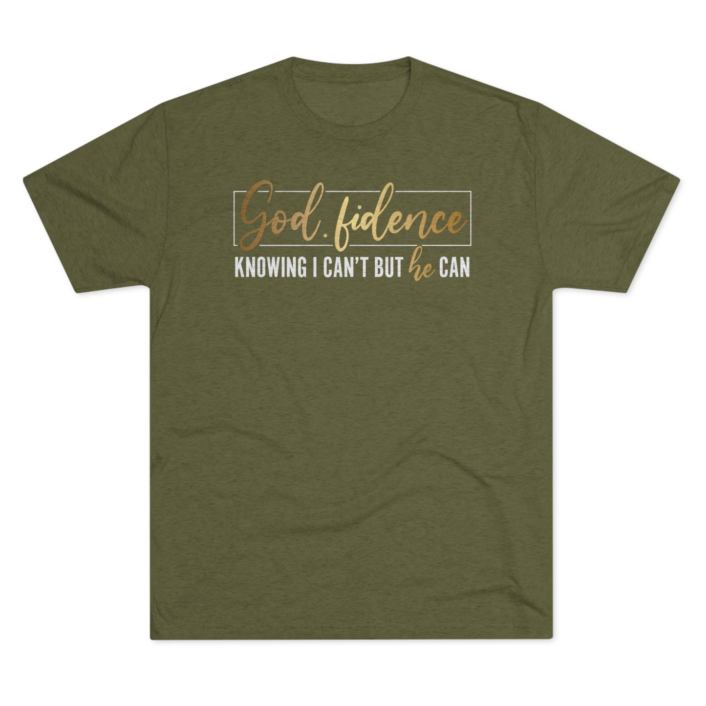 GodFidence Tri-Blend Crew Tee
