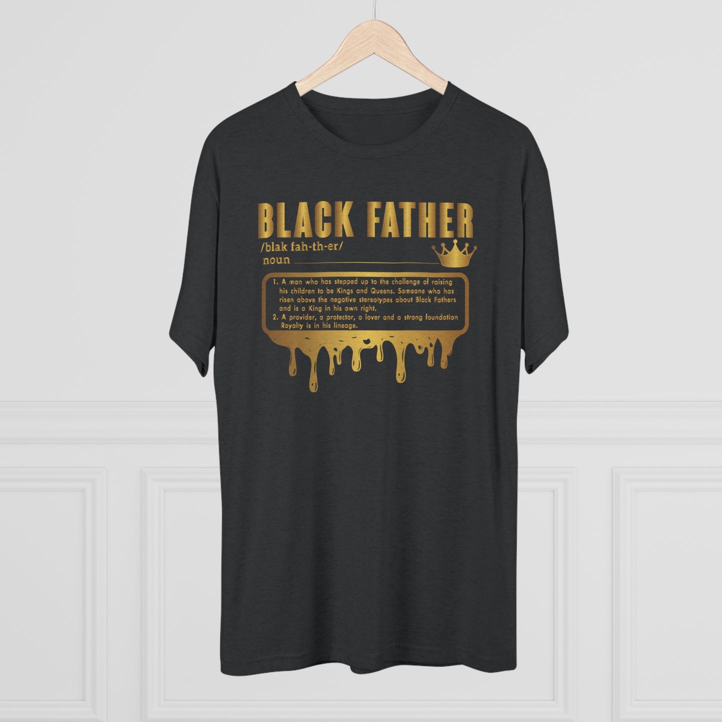 Black Father - Tri-Blend Crew Tee