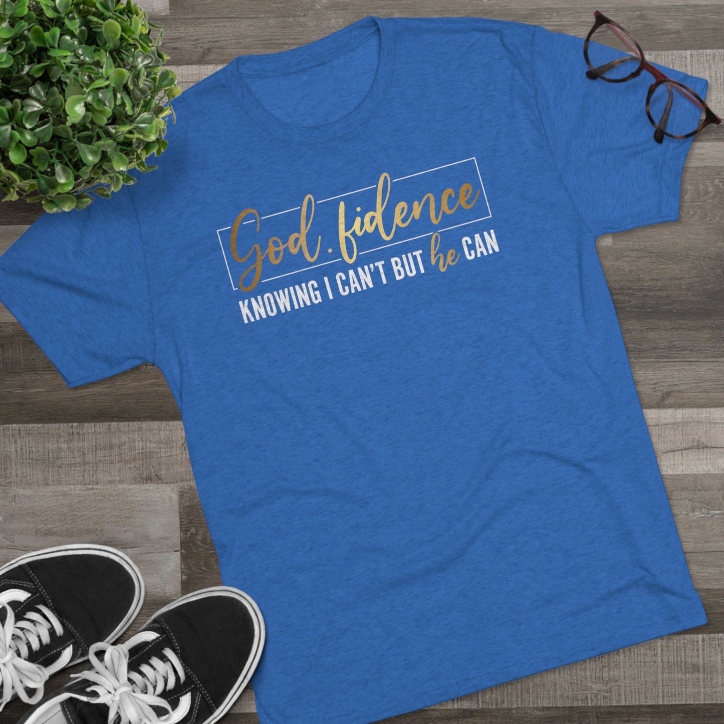 GodFidence Tri-Blend Crew Tee