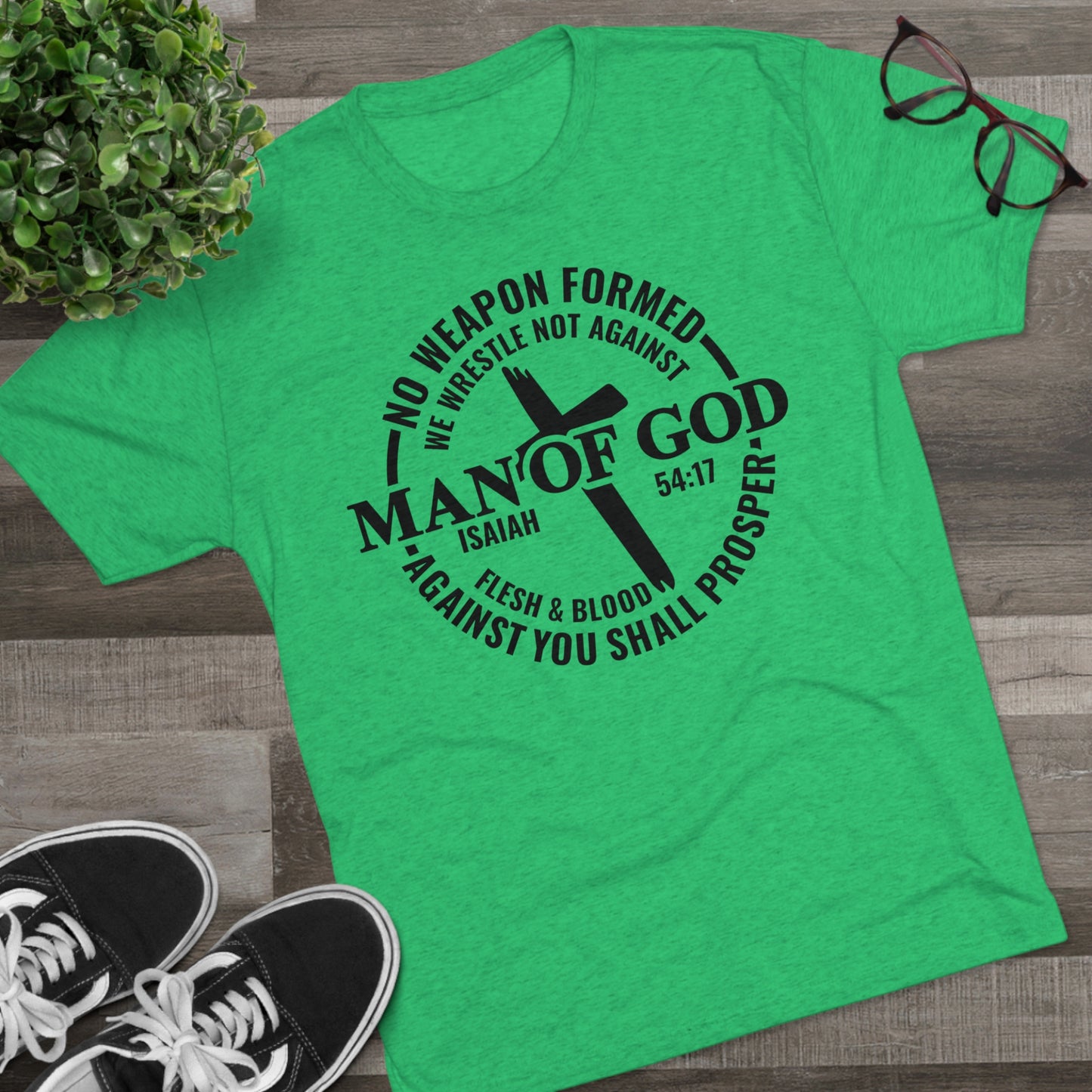 No Weapon - Tri-Blend Crew Tee