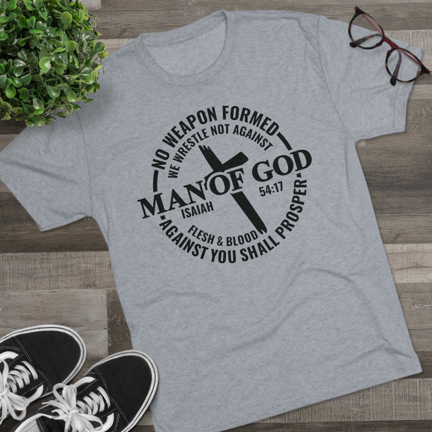 No Weapon - Tri-Blend Crew Tee