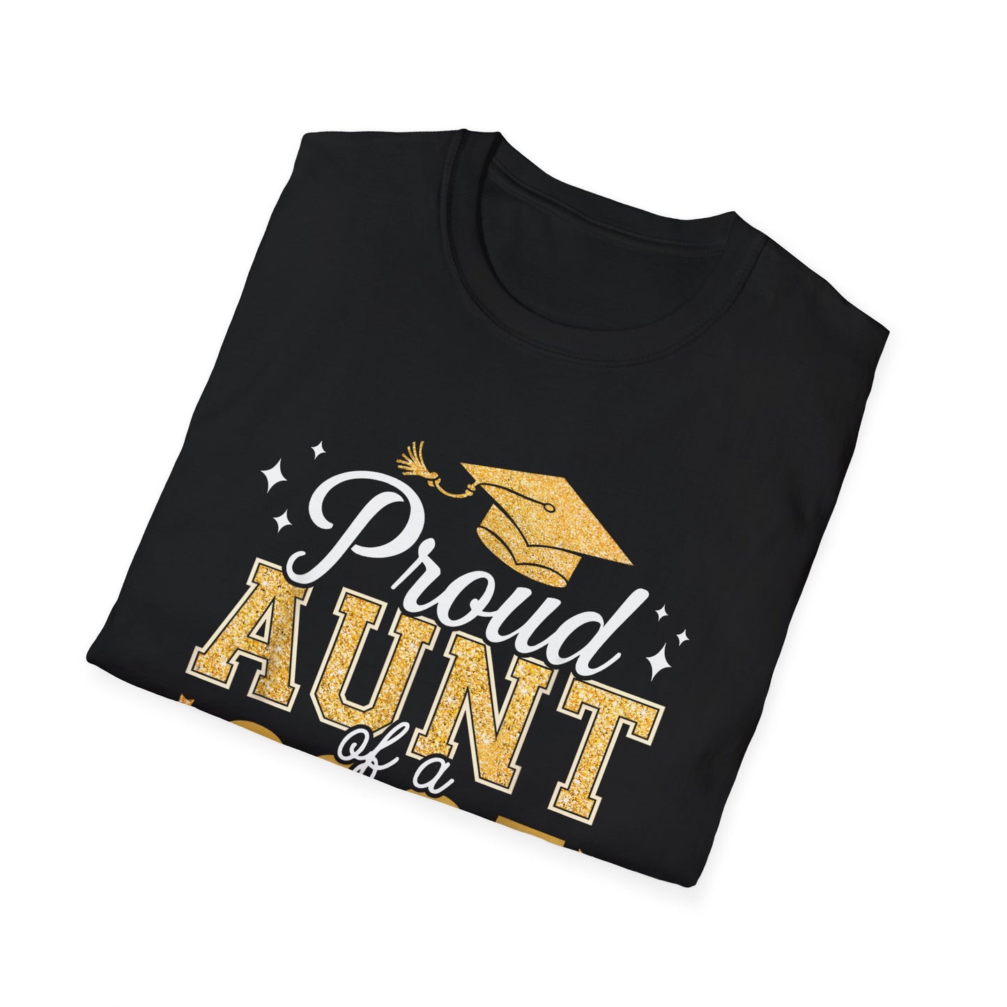 2025 Graduate Aunt T-Shirt - Unisex Softstyle (front only)