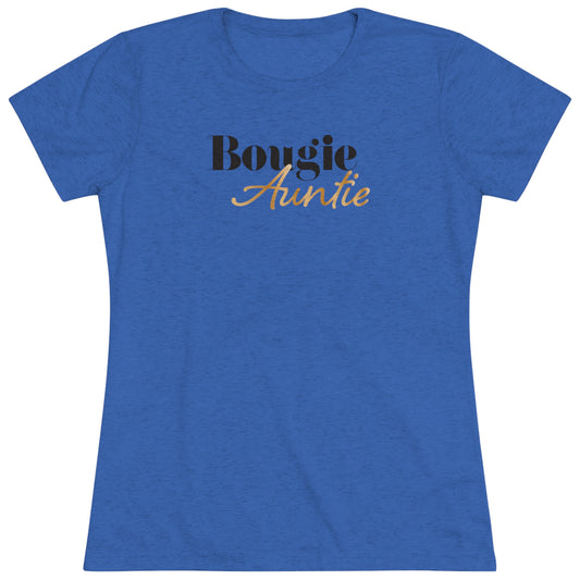 Boughie Auntie - Triblend Tee