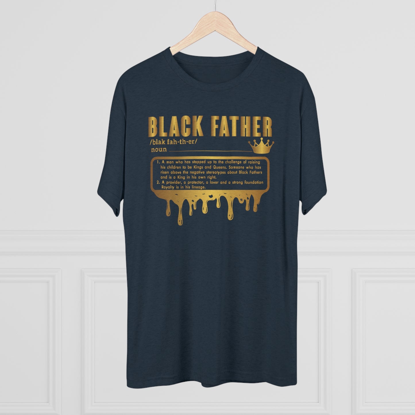 Black Father - Tri-Blend Crew Tee