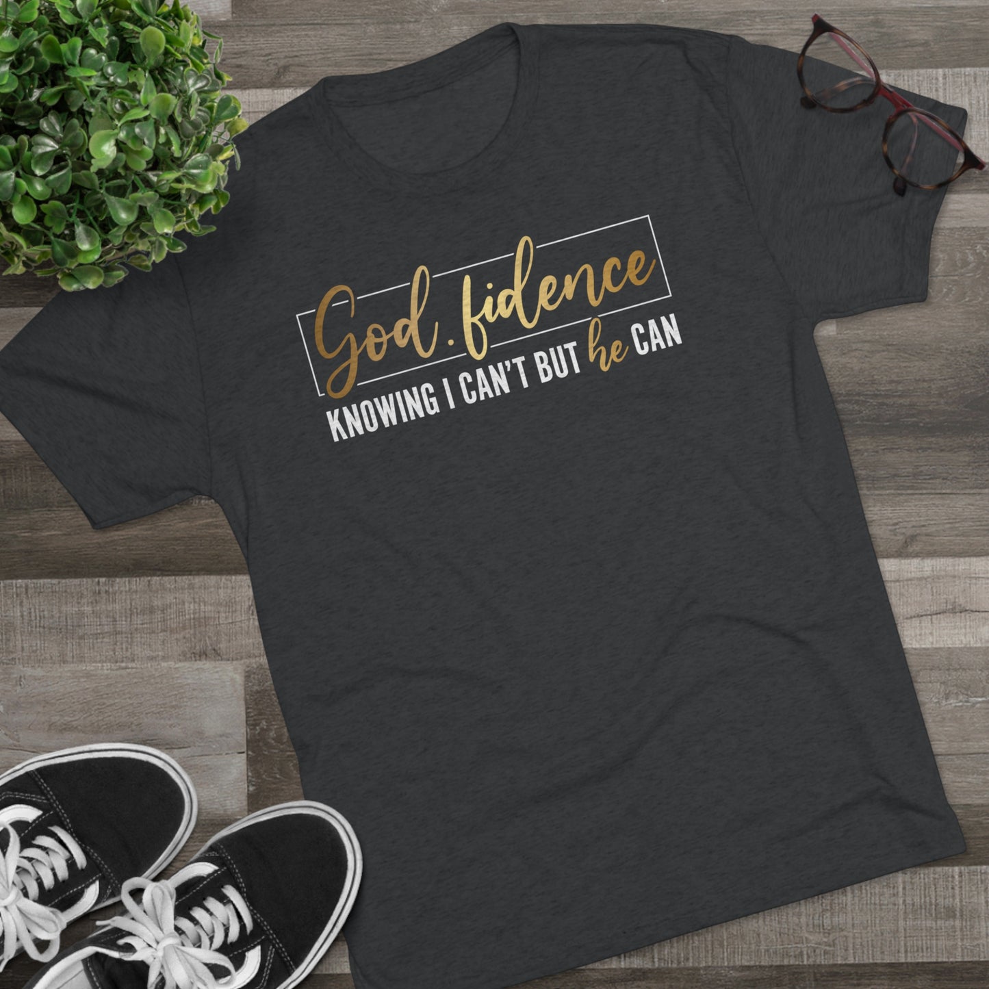 GodFidence Tri-Blend Crew Tee