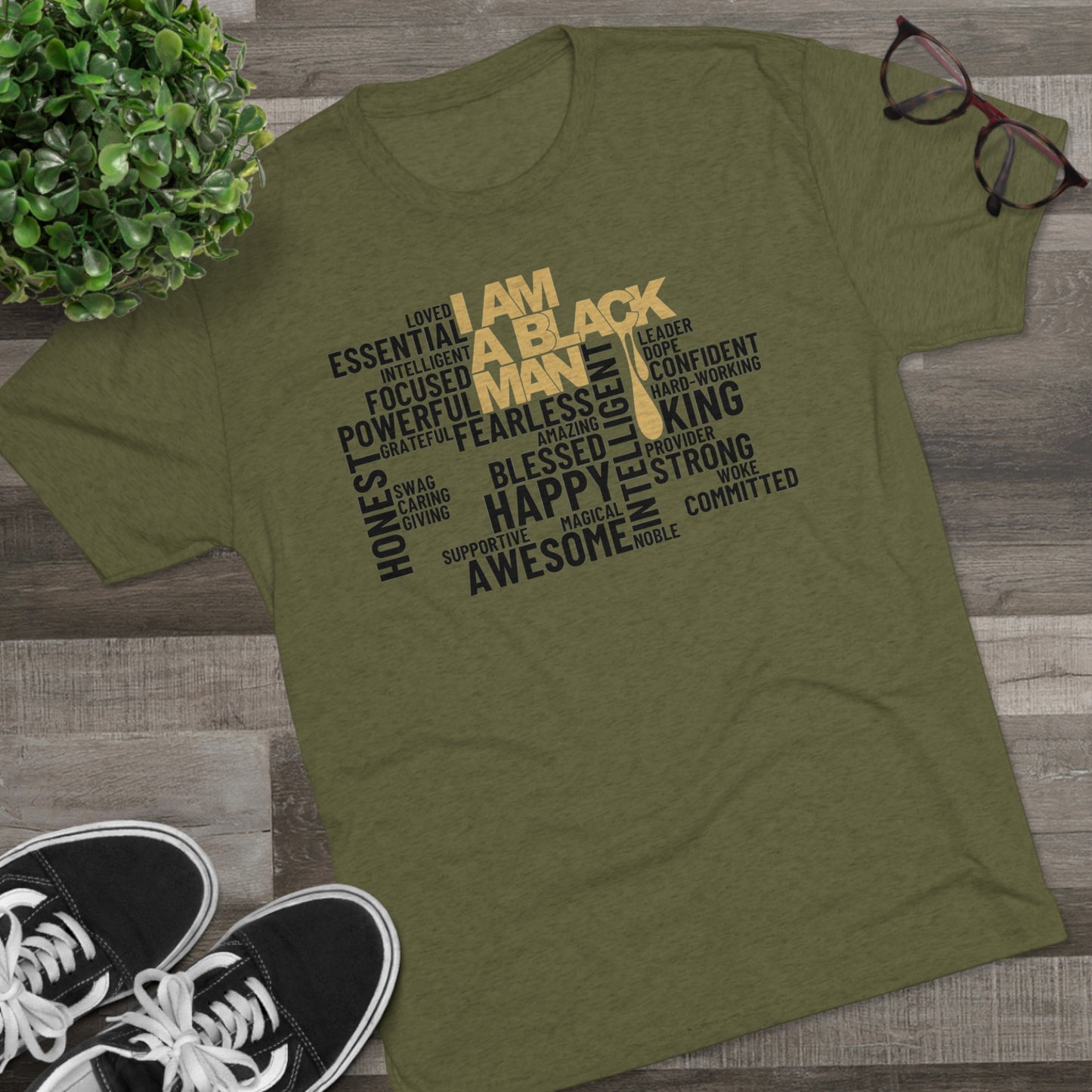 I AM...Tri-Blend Crew Tee