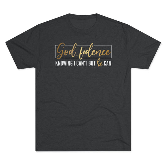 GodFidence Tri-Blend Crew Tee