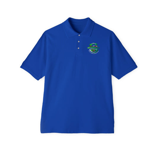 Men's Piqué Polo Shirt - Custom Auto Movers Design