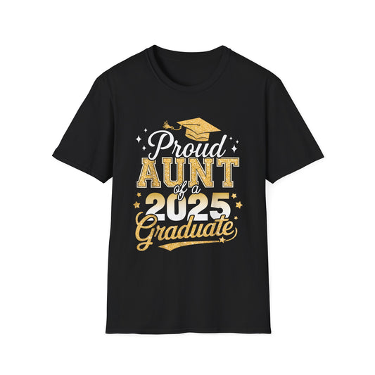 2025 Graduate Aunt T-Shirt - Unisex Softstyle (front only)